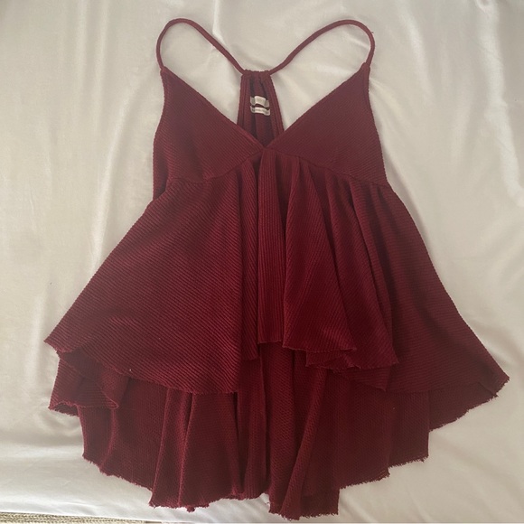 Urban Outfitters Wine Flowy Tank - Picture 6 of 8